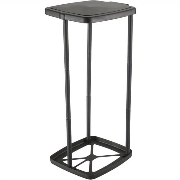 1pc 2025 Foldable Octagonal Trash Bag Holder, Portable Lightweight Trash Can for Camping, RV, Kitchen & Car with Sturdy Legs Outdoor Folding Trash Can Black