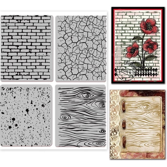 1pc 22x18x0.8cm Rubber Clear Stamps Mixed Shapes