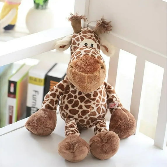 1pc 25cm Cute Forest Animal Giraffe Plush toy Stuffed Soft Baby Finger Giraffe Dolls Lovely Toys for Children Birthday Gift