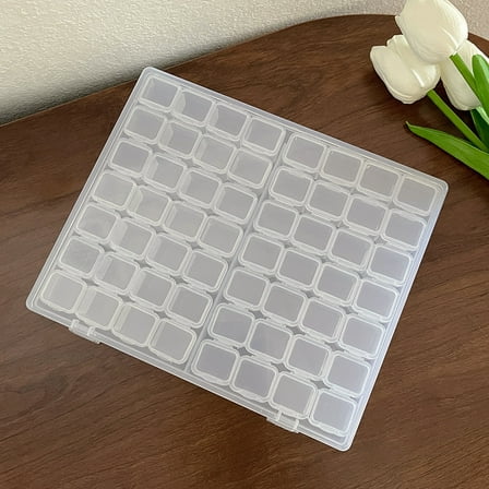 1pc 28 grids clear plastic storage box storage container case for jewelry diamond embroidery art craft Accessory organizer case