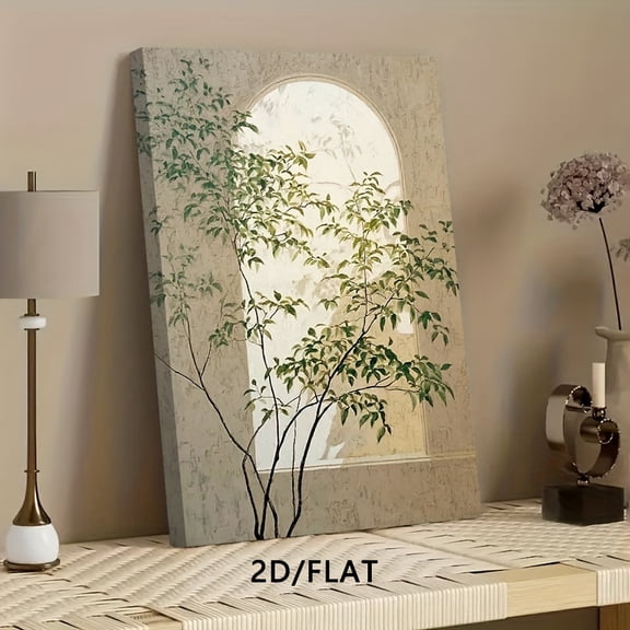 1pc 2D Flat High-Definition Printed Canvas Art with Wooden Frame, Framed Poster for Home Decor, Wall Art, Ideal Gift for Living Room, Bedroom, Dining Room, or Office Decoration