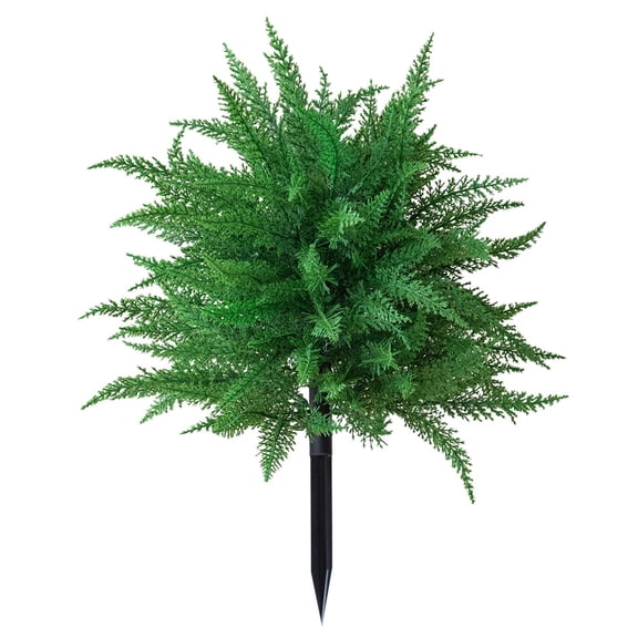 1pc/2Pcs, Outdoor Artificial Christmas Tree Stakes, 21'' Small Pathway Christmas Trees with Stakes Artificial Waterproof Xmas Trees Garden Decorations for Yard, Garden, Pathway, Porch & Seasonal Décor