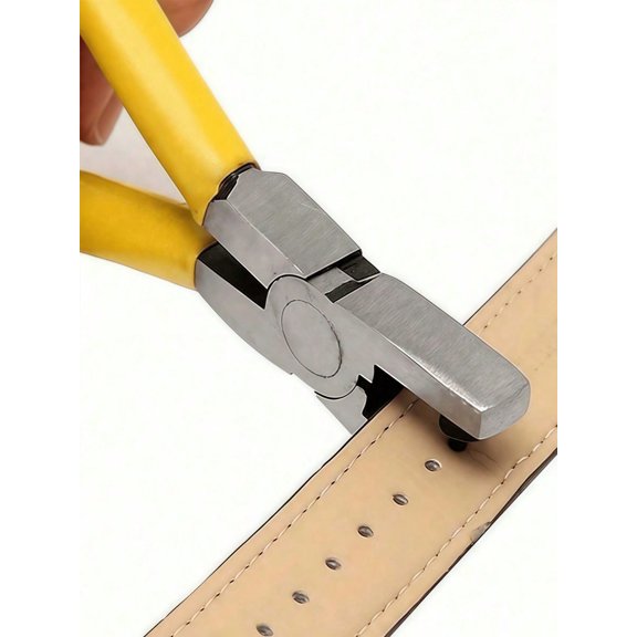 1pc 2mm Universal Handheld Watch Band Pliers Belt Hole Punch Tool Hole Punch Eyelet Tool Tag Punching Machine Strap Hole Puncher Back