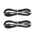 thumbnail image 1 of 1pc/2pcs Type-C Charging Cable for PS5 slim Wireless Controller Extension Power Cable Data Sync Cord Charging Wire Black, 1 of 11