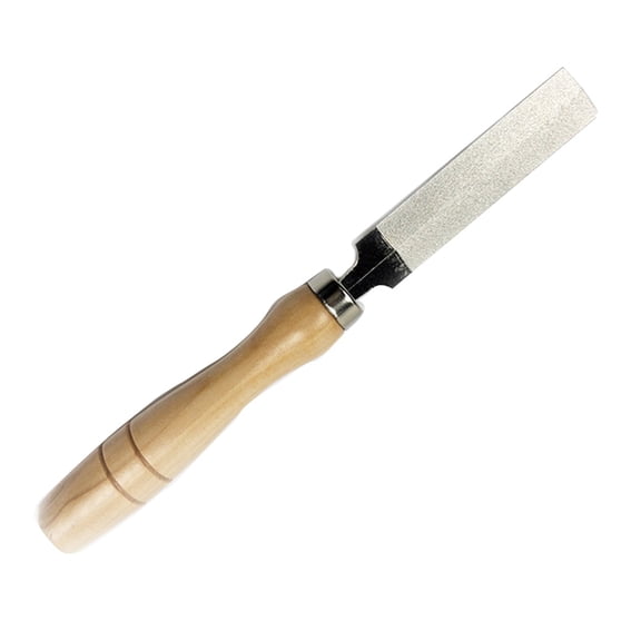 1pc 3/4/5 Inches Titanium Plated Diamond Rhombic File for Diamond Wood Carving Metal Glass Grinding Woodworking Garden Tool - 5 INCH