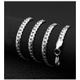thumbnail image 1 of 1pc 3/5/6 mm Men Stainless Steel Cuban Link Chain Bracelet Necklace Fashion Hip Hop Chain Necklace Male Jewelry gift Gift LT, 1 of 6