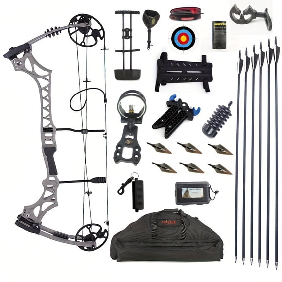 1pc 30-70lbs Adjustable Alloy Compound Bow, Outdoor Hunting Archery Competition Special Compound Bow Set