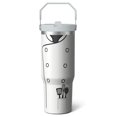 thumbnail image 1 of 1pc chef 30oz Tumbler with Straw & Handle - Insulated Stainless Steel Cup | Holiday Gift for Man Women (Christmas, Valentine's, Birthday), 1 of 7