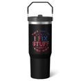 thumbnail image 1 of 1pc STUFF 30oz Tumbler with Straw & Handle - Insulated Stainless Steel Cup | Holiday Gift for Man Women (Christmas, Valentine's, Birthday), 1 of 7