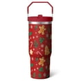 thumbnail image 1 of 1pc Christmas tree 30oz Tumbler with Straw & Handle - Insulated Stainless Steel Cup | Holiday Gift for Man Women (Christmas, Valentine's, Birthday), 1 of 7