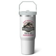 thumbnail image 1 of 1pc Dinosaur 30oz Tumbler with Straw & Handle - Insulated Stainless Steel Cup | Holiday Gift for Man Women (Christmas, Valentine's, Birthday), 1 of 7