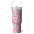 thumbnail image 1 of 1pc unicorn 30oz Tumbler with Straw & Handle - Insulated Stainless Steel Cup | Holiday Gift for Man Women (Christmas, Valentine's, Birthday), 1 of 7