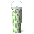 thumbnail image 1 of 1pc Christmas tree 30oz Tumbler with Straw & Handle - Insulated Stainless Steel Cup | Holiday Gift for Man Women (Christmas, Valentine's, Birthday), 1 of 7