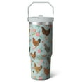 thumbnail image 1 of 1pc Animal Lover 30oz Tumbler with Straw & Handle - Insulated Stainless Steel Cup | Holiday Gift for Man Women (Christmas, Valentine's, Birthday), 1 of 7