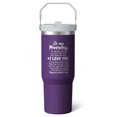 thumbnail image 1 of 1pc New Mom 30oz Tumbler with Straw & Handle - Insulated Stainless Steel Cup | Holiday Gift for Man Women (Christmas, Valentine's, Birthday), 1 of 7