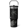 thumbnail image 1 of 1pc Movie 30oz Tumbler with Straw & Handle - Insulated Stainless Steel Cup | Holiday Gift for Man Women (Christmas, Valentine's, Birthday), 1 of 7