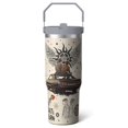 thumbnail image 1 of 1pc TV addict 30oz Tumbler with Straw & Handle - Insulated Stainless Steel Cup | Holiday Gift for Man Women (Christmas, Valentine's, Birthday), 1 of 7