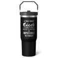 thumbnail image 1 of 1pc coach 30oz Tumbler with Straw & Handle - Insulated Stainless Steel Cup | Holiday Gift for Man Women (Christmas, Valentine's, Birthday), 1 of 7