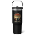 thumbnail image 1 of 1pc Father 30oz Tumbler with Straw & Handle - Insulated Stainless Steel Cup | Holiday Gift for Man Women (Christmas, Valentine's, Birthday), 1 of 7