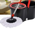 thumbnail image 1 of 1pc 360 Degree Spin Mop Replacement Head Microfiber Refill for Spin Mops, Easy Rotating Mop Head Replacement for Floor Cleaning, Universal Mop Head Refill Compatible with Most Spin Mop Models, 1 of 2