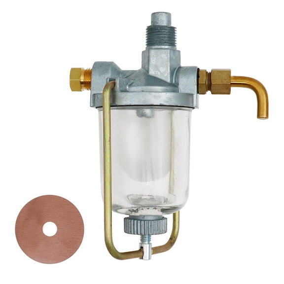 1pc 370832R91 Fuel Filter Sedimentation Bowl Assembly Glass Fuel Settling Cup For IH For FARMALL H M 350 400 450 I6 Tractor