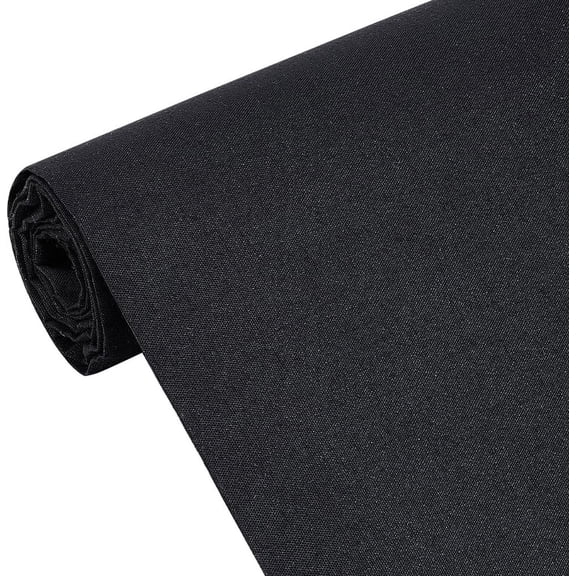 1pc 39.3x44.8 Inch Black Interfacing Fabric Woven Single-Sided Iron On Fusible Interfacing Iron Lining Fabric for Blouses Dress Shirts Sewing Accessories Black