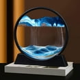 thumbnail image 1 of 1pc 3D Deep Sea Moving Sand Art - Relaxing Kinetic Sandscape for Home, Office, Desk, Mantle, Bookshelf, 1 of 3