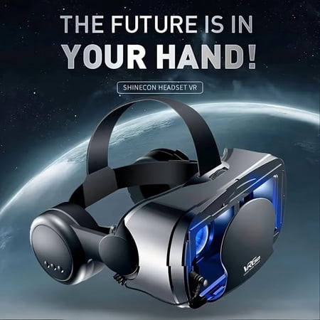 1pc 3D Immersive VR Helmet, Telescope Design, PVC Material, No Battery Required, Role Playing Game Accessories, Virtual Reality Glasses, Illusionary Vision Glasses VR Glasses