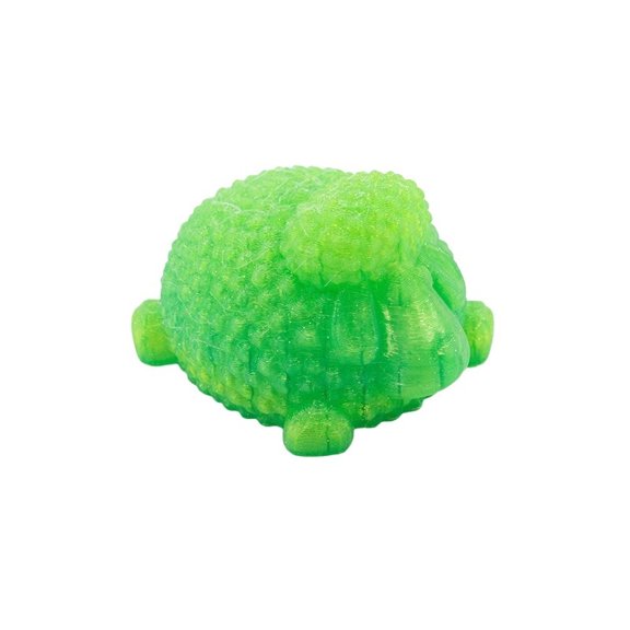 1pc 3D Print Small Sheep Figure Crystal Yellow Green 5cm Animal Ornament Wild Animal Figurine