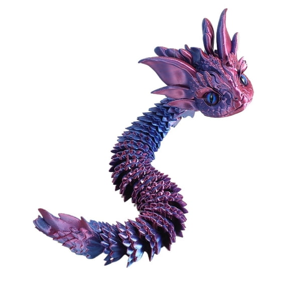 1pc 3D Printed Creative DIY Dragon Cute & Adorable Decorative Items For Home Accessories Gift Living Room Decoration