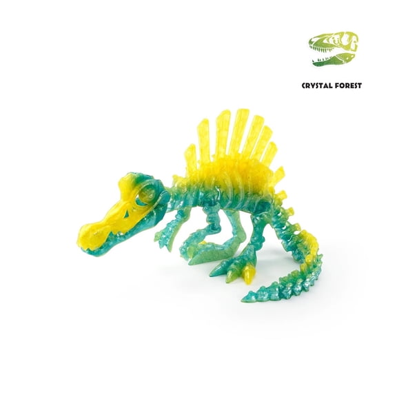 1pc 3D Printed Dinosaur Movable Echinosaurus Figurine Dragons Bone Model Desktop Craft Ornament Creative Novelty Gifts