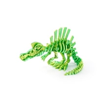 1pc 3D Printed Dinosaur Movable Echinosaurus Figurine Dragons Bone Model Desktop Craft Ornament Creative Novelty