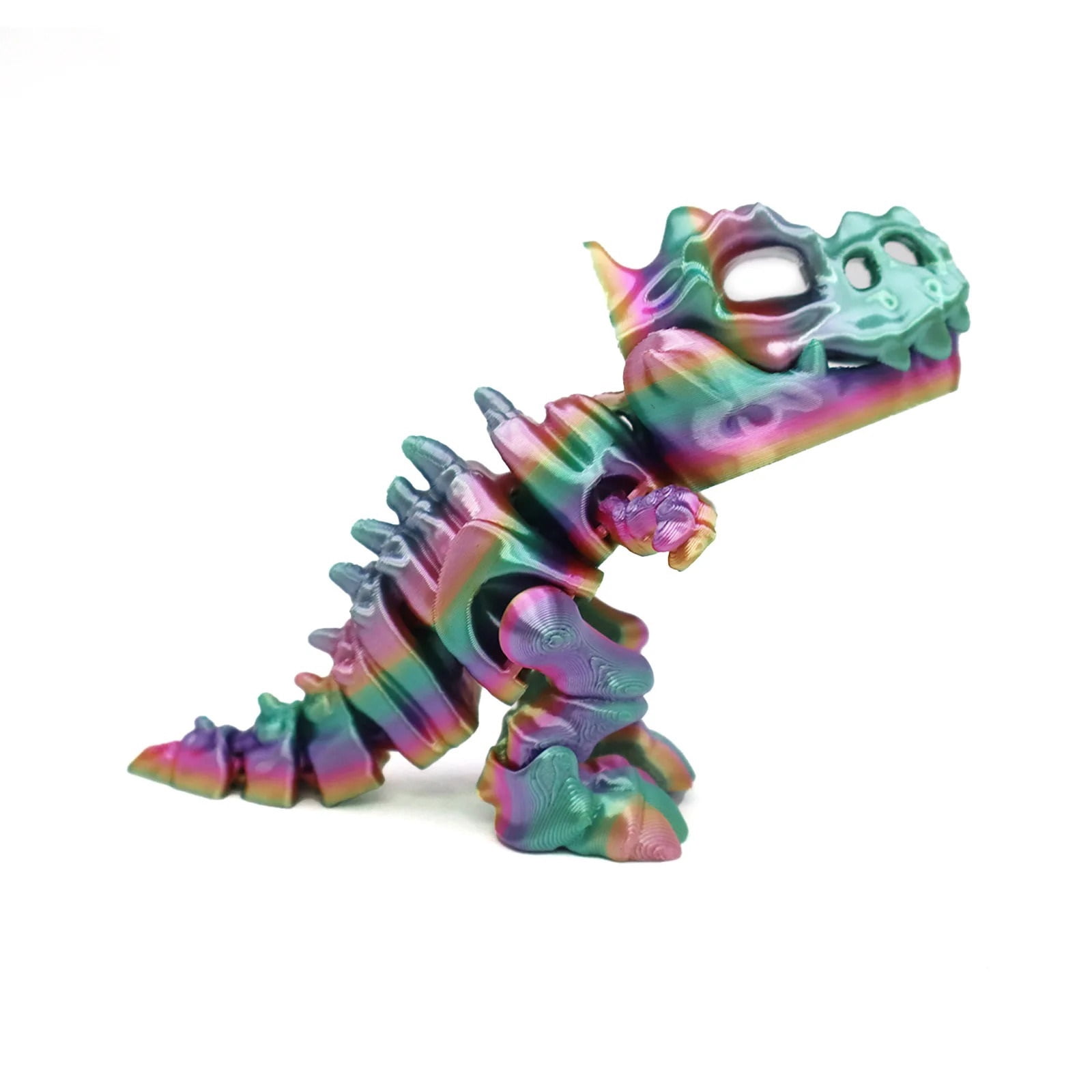 Skeleton Rota 1pc 3D Printed Dragon Figurines Model Desktop Decoration Fidget Toy ...