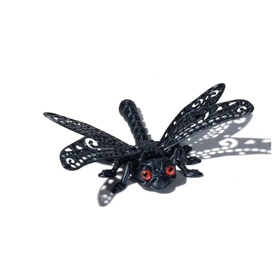 1pc 3D Printed Dragonfly Figurine Collectible Desk Decor Transformable Design For Halloween Christmas Xmas Thanksgiving