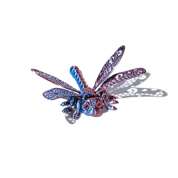 1pc 3D Printed Dragonfly Figurine Collectible Desk Decor Transformable Design For Halloween Christmas Xmas Thanksgiving