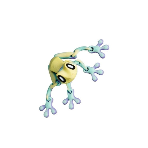 1pc 3D Printed Frog Ornament Joints Movable Magnetic Model Creative ...
