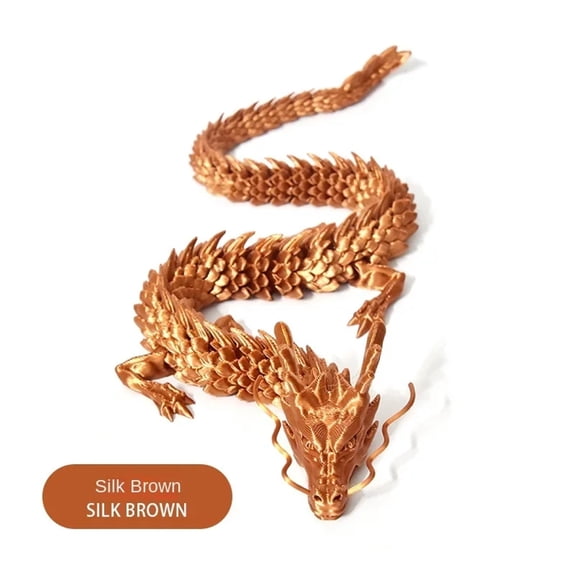 1pc 3D Printed Gem Dragon Crystal Fidget Rotatable Articulated Dragon Ideal Gift ADHD For Birthdays