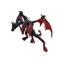 thumbnail image 1 of 1pc 3D Printed Laser Multicolor Gradient Three-Headed Dragon Figurine Model Suitable For Indoor Office Desktop Decoration, Room Deco, 1 of 5