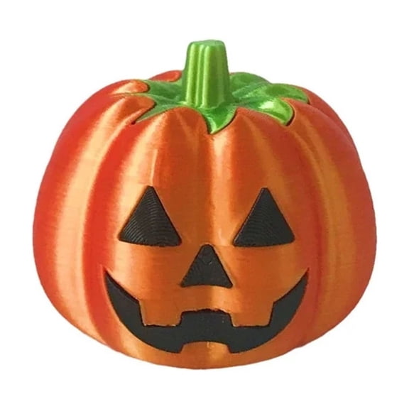 1pc 3D Printed Pumpkin Spiral Fidget Passthrough Geometric Space Stress Relief Desktop Decor Ornament Halloween Gift