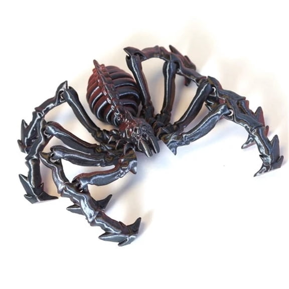 1pc 3D Printed Spider Model Simulated Animal Model Crative Desktop Decoration Gifts Aquarium Fish Tank Landscape Decor