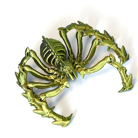 1pc 3D Printed Spider Model Simulated Animal Model Crative Desktop Decoration Gifts Aquarium Fish Tank Landscape Decor