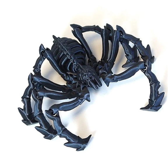 1pc 3D Printed Spider Model Simulated Animal Model Crative Desktop Decoration Gifts Aquarium Fish Tank Landscape Decor