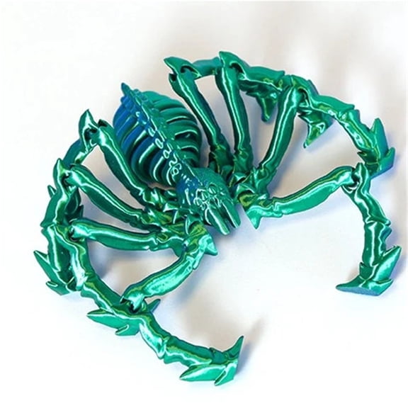 1pc 3D Printed Spider Model Simulated Animal Model Crative Desktop Decoration Gifts Aquarium Fish Tank Landscape Decor