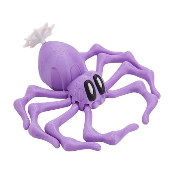 1pc 3D Printed Spider With Movable Joints, 3D Printed Articulated Spider Flexible Spider, 3D Printed Action Animal Fidget Office Decor Christmas Birthday Gift For Adults