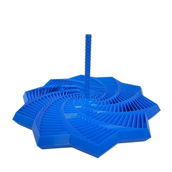 1pc 3D Printed Spiral Anti-Anxiety And Stress Relief Toy PLA Expanded Sensory Fidget Star With Handles Fractal Fidget Whirling