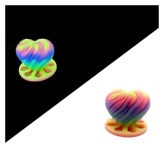 1pc 3D Printed Spiral Impossible Passthrough Fidget Decompression Spinning Three-Dimensional Structure Stress Ornaments