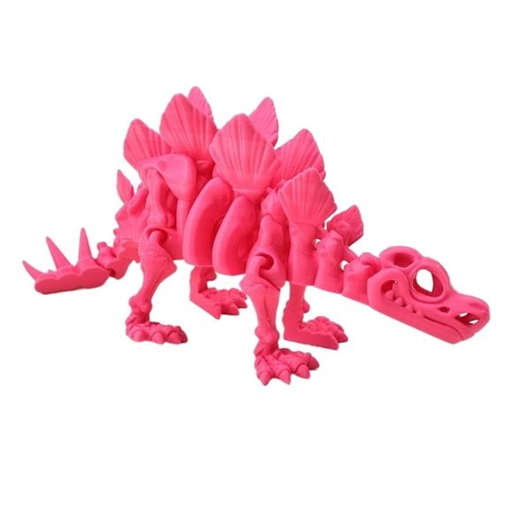 1pc 3D Printed Sword Dragon Dinosaur Movable Joint Fidget Rotatable Articulated Desktop Ornament Adults Craft Birth Gift
