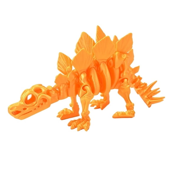 1pc 3D Printed Sword Dragon Dinosaur Movable Joint Fidget Rotatable Articulated Desktop Ornament Adults Craft Birth Gift