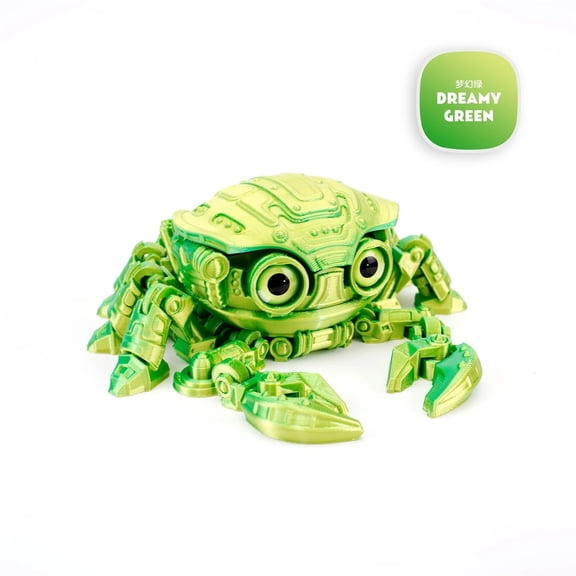 1pc 3D Printing Cyberpunk Mechanical Crab Multi-joint Movable Figure Decompression Ornament Desktop Decoration Figurines