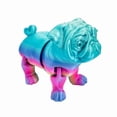 thumbnail image 1 of 1pc 3D Printing Novelty Creative Pitbull Model Desktop Decorative Ornament Colourful Animal Crafts  Birthday Gift, 1 of 1